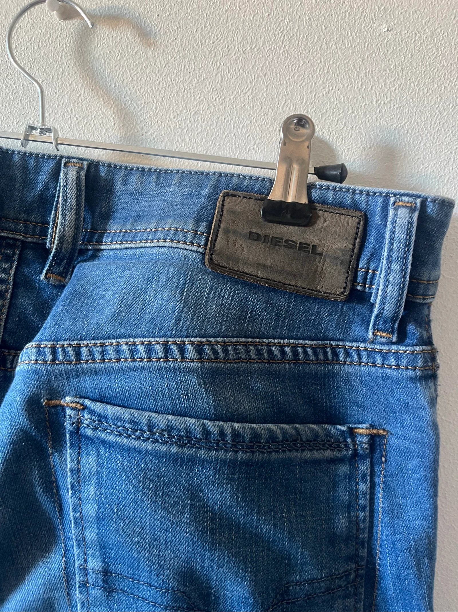 ✂ Jeans DIESEL slim stretch masculino • W30 • Denim azul • Muito bom estado – photo 7